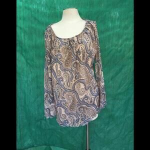 Vintage NewPort Womans Blouse 2x